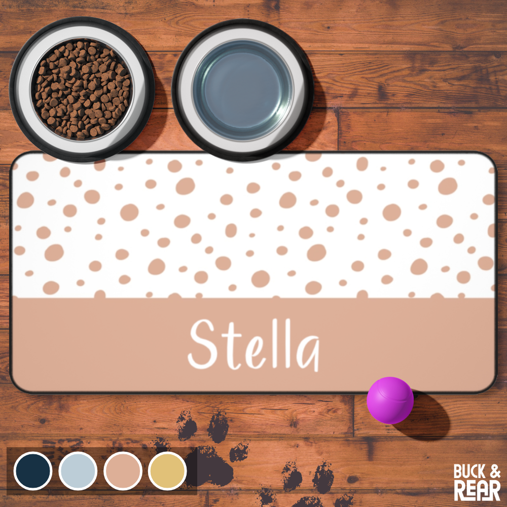 Dots Pet Feed Mat