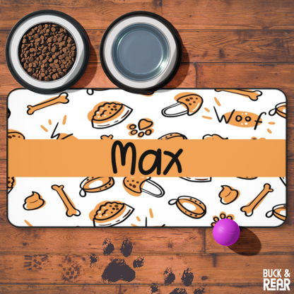 Dog Doodle Pet Feed Mat
