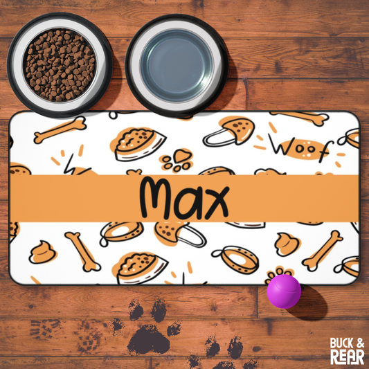 Dog Doodle Pet Feed Mat