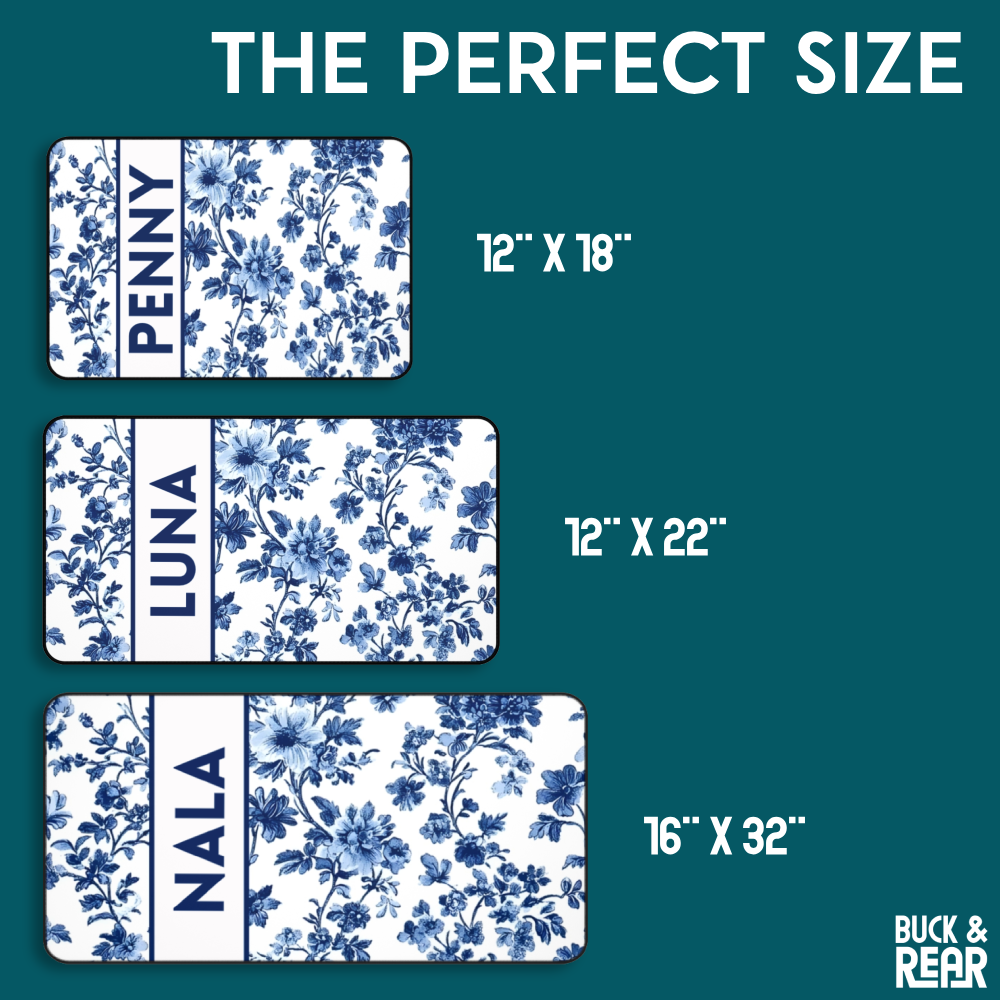 Chinoiserie Pet Feed Mat