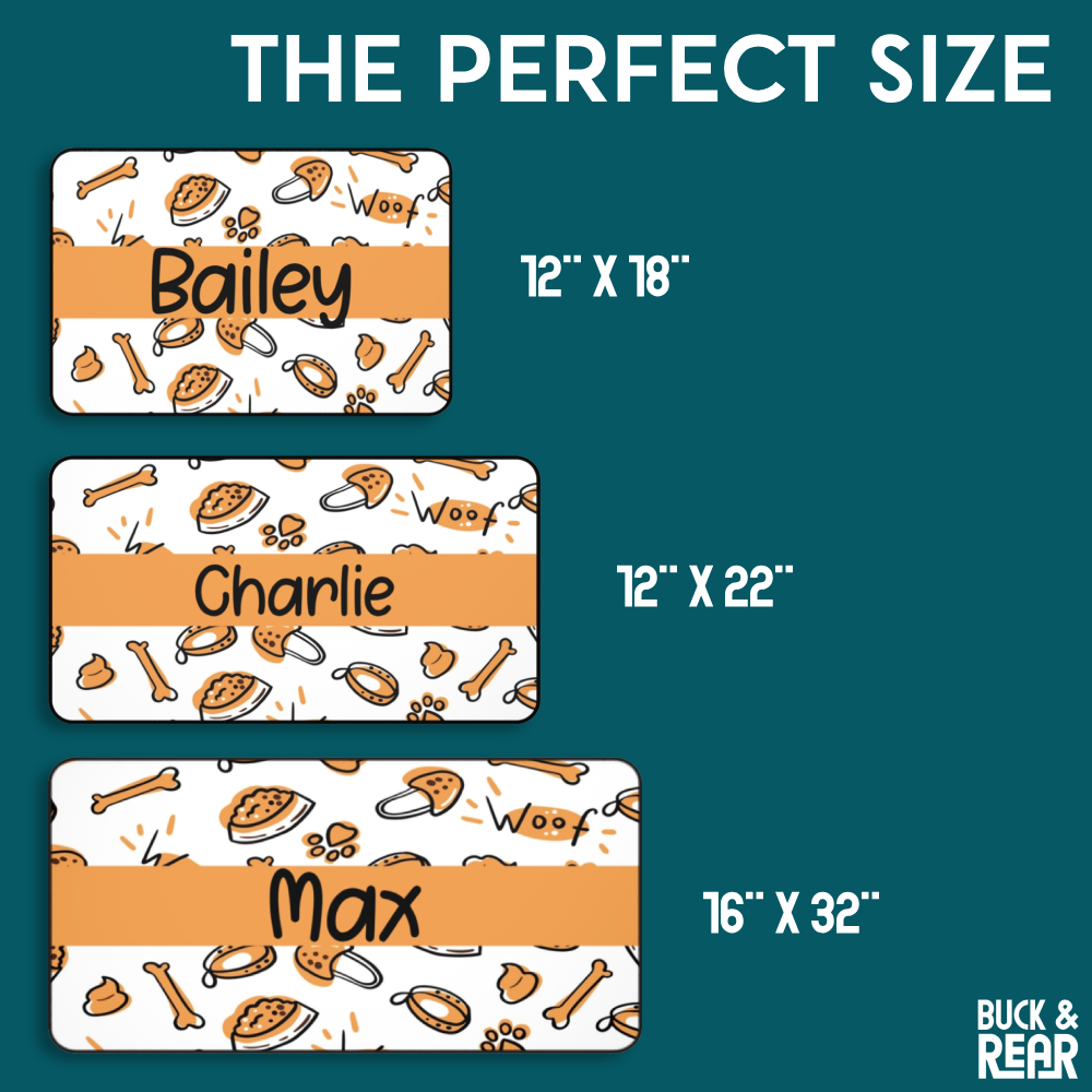 Dog Doodle Pet Feed Mat