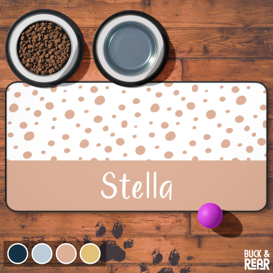 Dots Pet Feed Mat