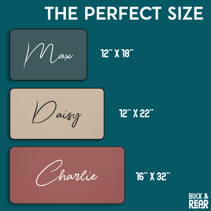 Name Pet Feed Mat